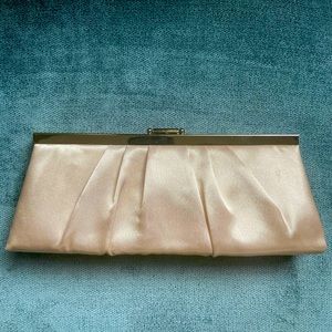 Dressy satin cream/ivory purse